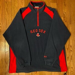 Boston Red Sox Vintage Lee 1/4 Zip Size 2XL